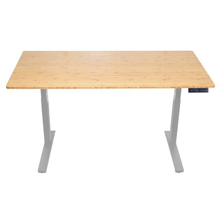 Uncaged Ergonomics RiseUpElectricStandingDesk48X30"BambooDesktopSitStandOffice, RUgb48 RUGB48